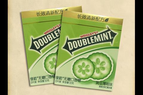China: Cucumber Chewing Gum